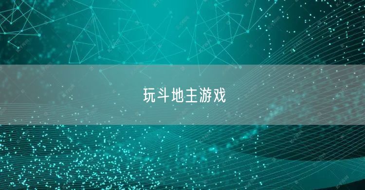 玩斗地主游戏